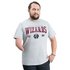 Washington Wizards G-III Sports by Carl Banks Adaptive Classic Team Spirit Short Sleeve T-Shirt Gray