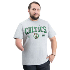 Boston Celtics G-III Sports by Carl Banks Adaptive Classic Team Spirit Short Sleeve T-Shirt Gray