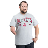 Houston Rockets G-III Sports by Carl Banks Adaptive Classic Team Spirit Short Sleeve T-Shirt Gray