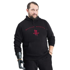 Houston Rockets G-III Sports by Carl Banks Adaptive Team Arc Fleece Hoodie Black