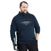 New Orleans Pelicans G-III Sports by Carl Banks Adaptive Team Arc Fleece Hoodie Navy