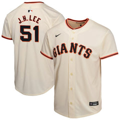 MLB Jung Hoo Lee San Francisco Giants Nike Youth Home Player Game Jersey - Cream