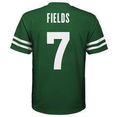 Justin Fields New York Jets Youth Replica Player Jersey Legacy Green