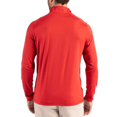 Kansas City Chiefs Cutter & Buck Coastline Epic Comfort Recycled Quarter-Zip Pullover Red