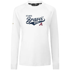 Atlanta Braves Levelwear Women's Slender Glide T-Shirt - White T-shirts