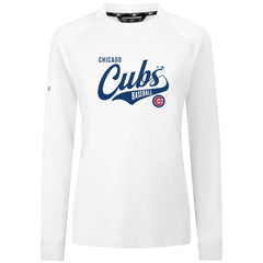 Chicago Cubs Levelwear Women's Slender Glide T-Shirt - White T-shirts