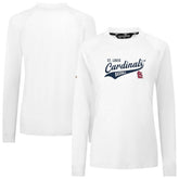 St. Louis Cardinals Levelwear Women's Slender Glide T-Shirt - White T-shirts