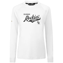 Colorado Rockies Levelwear Women's Slender Glide T-Shirt - White T-shirts