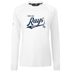Tampa Bay Rays Levelwear Women's Slender Glide T-Shirt - White T-shirts