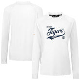 Detroit Tigers Levelwear Women's Slender Glide T-Shirt - White T-shirts