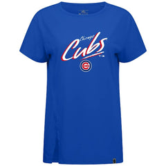 Chicago Cubs Levelwear Women's Influx Sizzle T-Shirt - Royal T-shirts