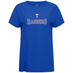 Texas Rangers Levelwear Women's Influx Journey T-Shirt - Royal T-shirts