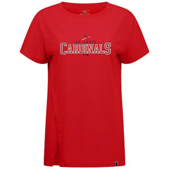 St. Louis Cardinals Levelwear Women's Influx Journey T-Shirt - Red T-shirts