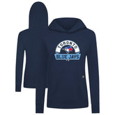 Toronto Blue Jays Levelwear Women's Relay Banner Arch Long Sleeve T-Shirt Hoodie - Royal Hoodies