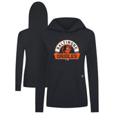Baltimore Orioles Levelwear Women's Relay Banner Arch Long Sleeve T-Shirt Hoodie - Black Hoodies