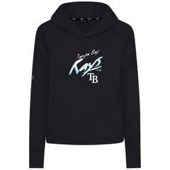 Tampa Bay Rays Levelwear Women's Sweet Sizzle Tri-Blend Hoodie - Black Hoodies