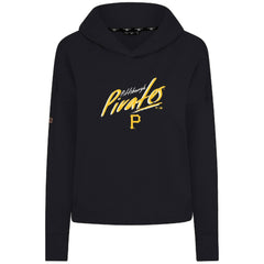 Pittsburgh Pirates Levelwear Women's Sweet Sizzle Tri-Blend Hoodie - Black Hoodies