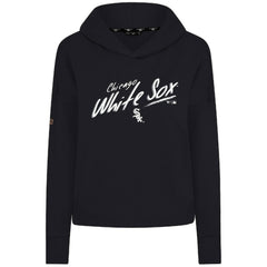 Chicago White Sox Levelwear Women's Sweet Sizzle Tri-Blend Hoodie - Black Hoodies