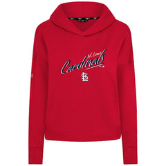 St. Louis Cardinals Levelwear Women's Sweet Sizzle Tri-Blend Hoodie - Red Hoodies
