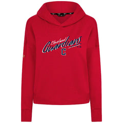 Cleveland Guardians Levelwear Women's Sweet Sizzle Tri-Blend Hoodie - Red Hoodies