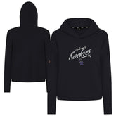 Colorado Rockies Levelwear Women's Sweet Sizzle Tri-Blend Hoodie - Black Hoodies