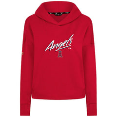 Los Angeles Angels Levelwear Women's Sweet Sizzle Tri-Blend Hoodie - Red Hoodies