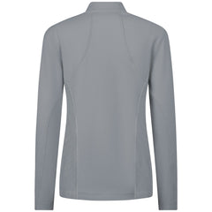 Miami Marlins Levelwear Women's Upright Insignia 2.0 Quarter-Zip Tri-Blend Top - Gray Tops