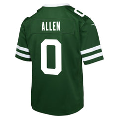 NFL Braelon Allen New York Jets Youth Team Game Jersey - Green