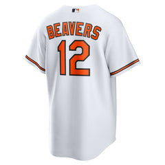 MLB Dylan Beavers Baltimore Orioles Nike Youth Home Replica Jersey - White