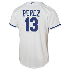 MLB Salvador Perez Kansas City Royals Nike Youth Home Replica Jersey - White