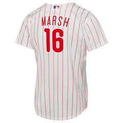 MLB Brandon Marsh Philadelphia Phillies Nike Youth Home Replica Jersey - White