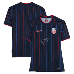 Cavan Sullivan USMNT Autographed 2025 Navy Replica Jersey Front Signed shop