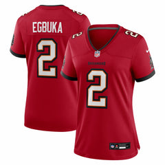 NFL Emeka Egbuka Tampa Bay Buccaneers Women's Team Game Jersey - Red