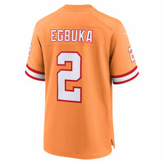 NFL Emeka Egbuka Tampa Bay Buccaneers Alternate 2 Game Jersey - Creamsicle