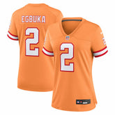 NFL Emeka Egbuka Tampa Bay Buccaneers Women's Alternate 2 Game Jersey - Creamsicle