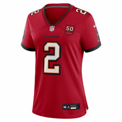 NFL Emeka Egbuka Tampa Bay Buccaneers Women's Team 50th Season Game Jersey - Red