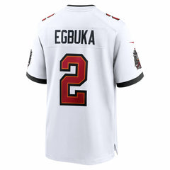 NFL Emeka Egbuka Tampa Bay Buccaneers 50th Season Game Jersey - White