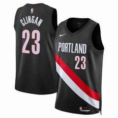 NBA Donovan Clingan Portland Trail Blazers Unisex Swingman Jersey - Icon Edition - Black