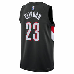 NBA Donovan Clingan Portland Trail Blazers Unisex Swingman Jersey - Icon Edition - Black
