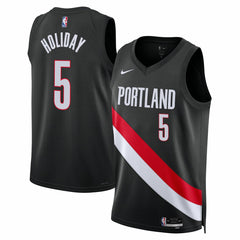 NBA Jrue Holiday Portland Trail Blazers Unisex Swingman Jersey - Icon Edition - Black