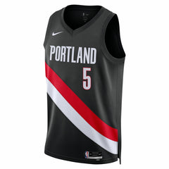 NBA Jrue Holiday Portland Trail Blazers Unisex Swingman Jersey - Icon Edition - Black