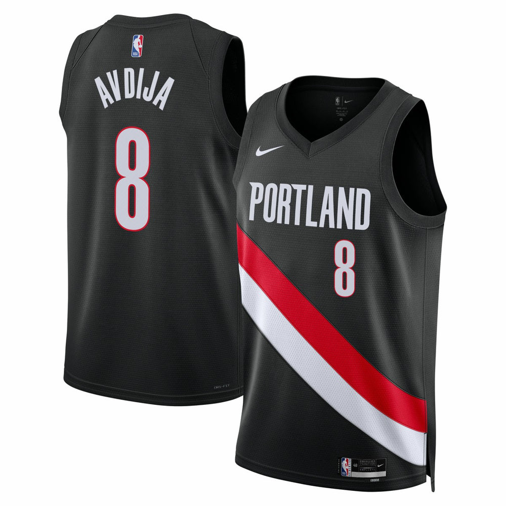 NBA Deni Avdija Portland Trail Blazers Unisex Swingman Jersey - Icon Edition - Black