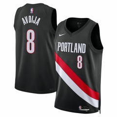 NBA Deni Avdija Portland Trail Blazers Unisex Swingman Jersey - Icon Edition - Black