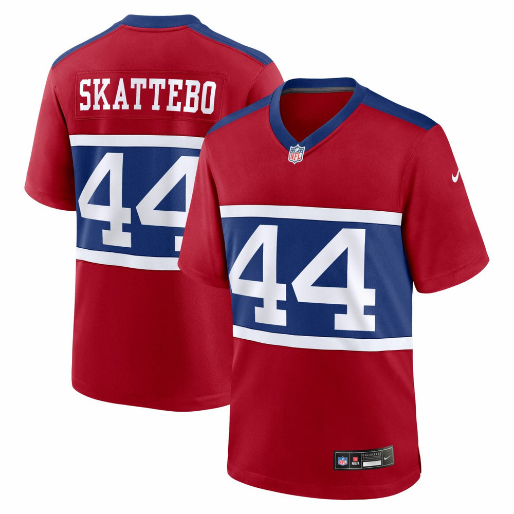 NFL Cam Skattebo New York Giants Alternate Century Red Game Jersey - Red