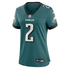 NFL Jahan Dotson Philadelphia Eagles Women's Team Game Jersey - Midnight Green