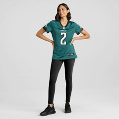 NFL Jahan Dotson Philadelphia Eagles Women's Team Game Jersey - Midnight Green