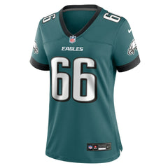 NFL Drew Kendall Philadelphia Eagles Women's Team Game Jersey - Midnight Green