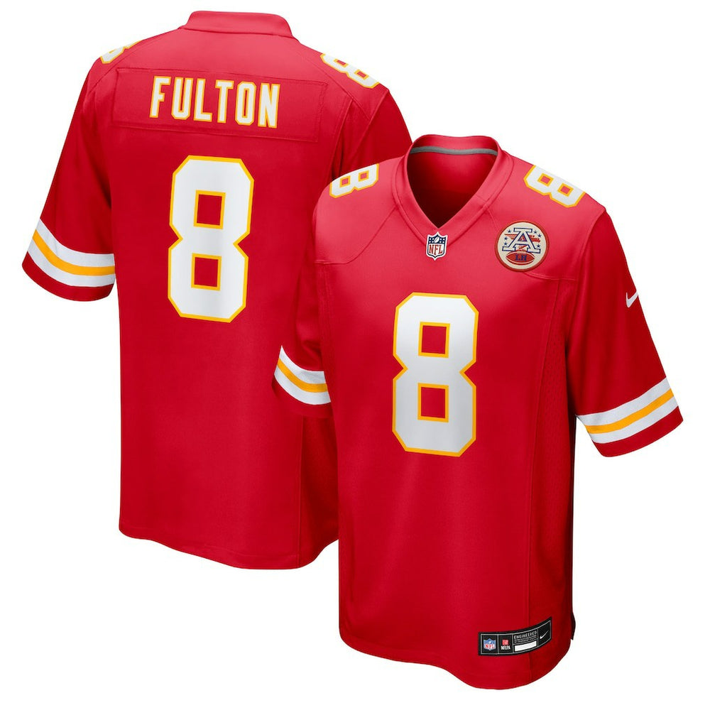 NFL Kristian Fulton Kansas City Chiefs Team Game Jersey - Red