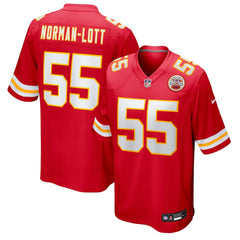 NFL Omarr Norman-Lott Kansas City Chiefs Team Game Jersey - Red