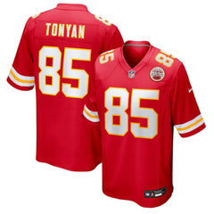 NFL Robert Tonyan Kansas City Chiefs Team Game Jersey - Red